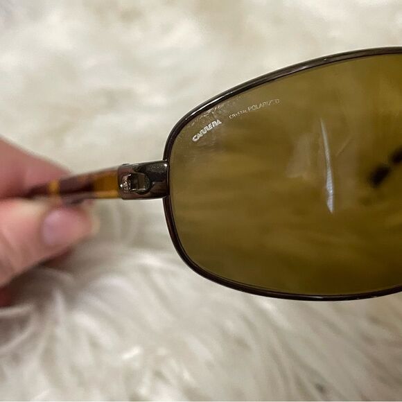 Vintage Carerra X-Cede 7009/S Aviator Crystal Polarized Tortoise Sunglasses Men - Picture 6 of 13
